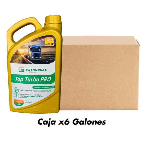 PETROBRAS TOP TURBO PRO 15W40 CK 4 CAJA 6 UND