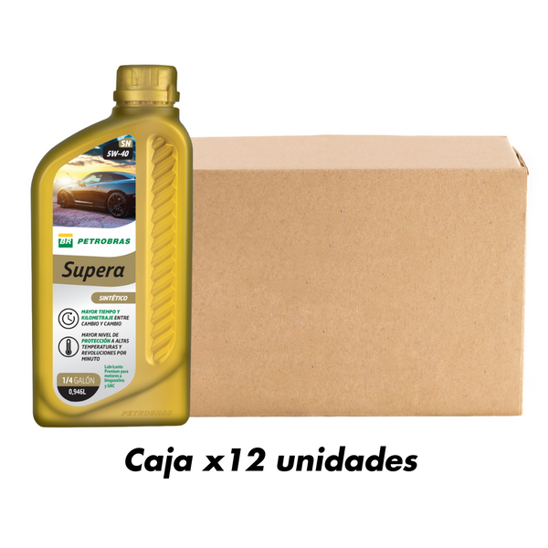 PETROBRAS 1/4-PETROBRAS SUPERA SAE 5W40 CAJA 12 UND